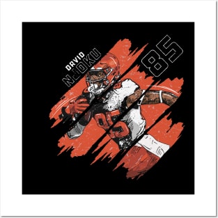 David Njoku Cleveland Stripes Posters and Art